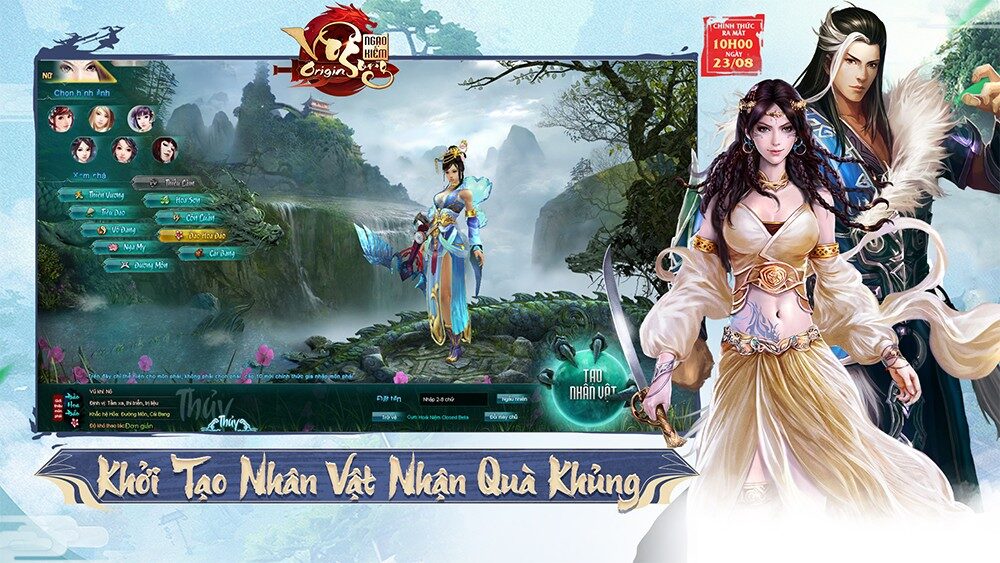 Ngạo Kiếm Vô Song Origin chính thức ra mắt 10h00 ngày 2308